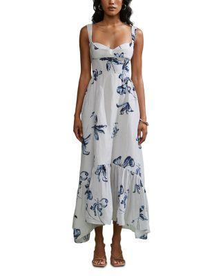 Evris Ruffle Hem Dress by AMUR