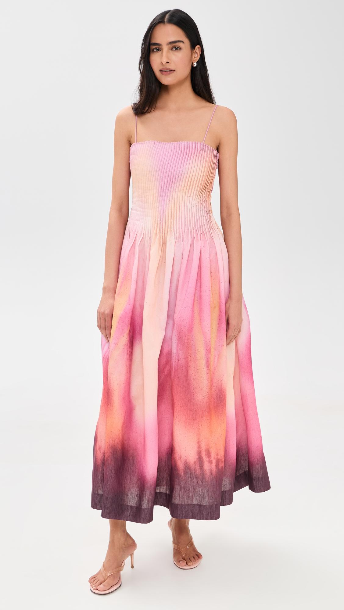 Grecia Pleated Dress by AMUR