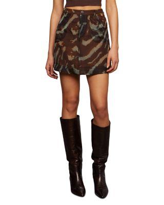 Kathy Sheer Silk Miniskirt by AMUR