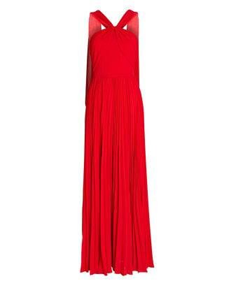 Peri Twisted Pleated Gown by AMUR
