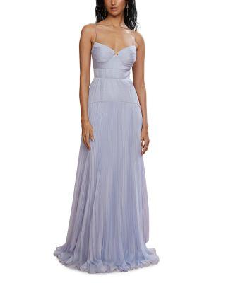 Saylor Pleated Gown by AMUR