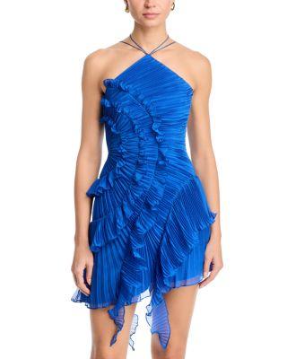Velora Asymmetrical Mini Dress by AMUR