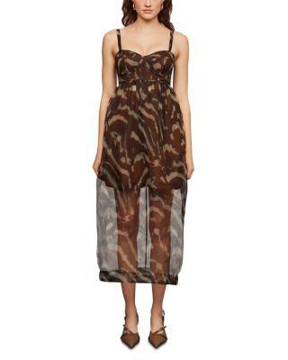 Zarina Silk Bustier Dress by AMUR