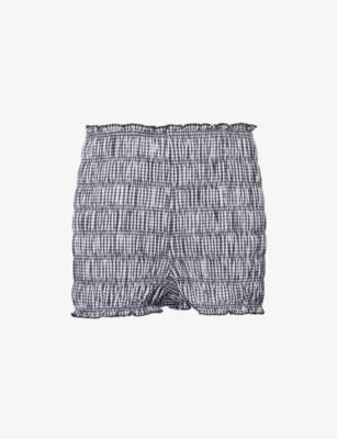 Danica Gingham Cotton Shorts by AMY LYNN