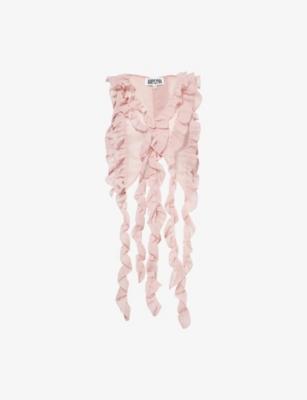 Paola Ruffled Chiffon Top by AMY LYNN