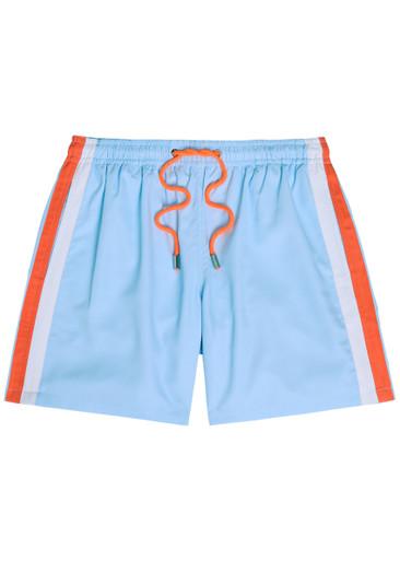 Embroidered shell swim shorts by AN-Y1
