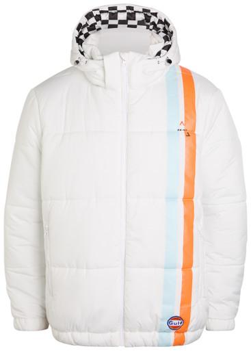 Riski padded hoodied shell jacket by AN-Y1