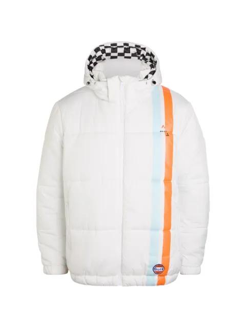 Riski stripe hoodied jacket by AN-Y1