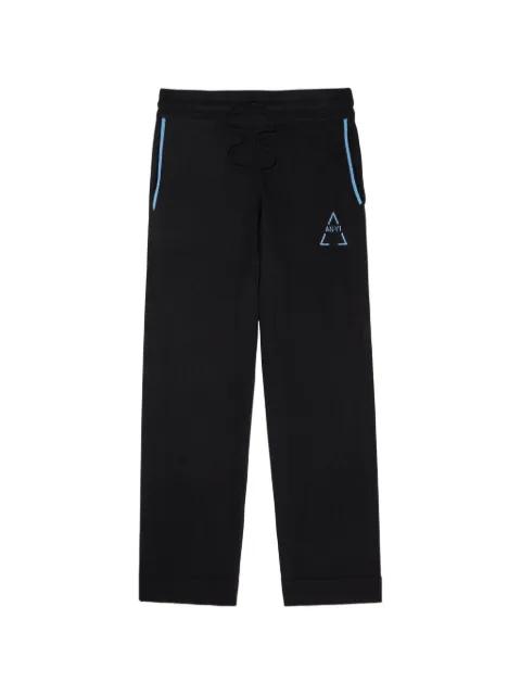 Vita logo-intarsia cashmere track pants by AN-Y1