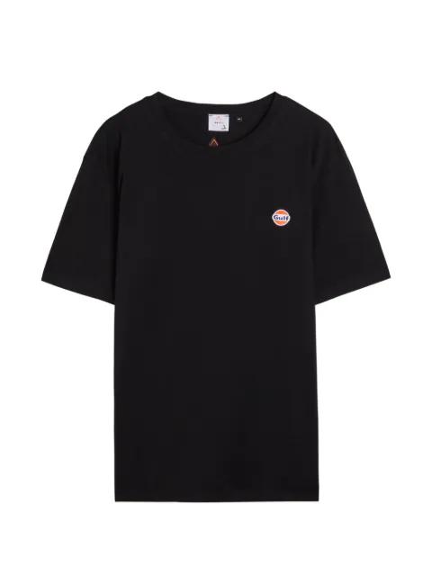 logo-embroidered cotton T-shirt by AN-Y1