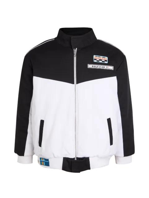 logo-patch bomber jacket by AN-Y1