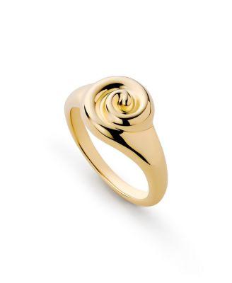 Ariel Gold Signet Ring by ANA LUISA