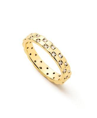 Brass Gold Band Eden Ring by ANA LUISA