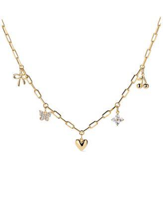 Brass Gold The Everyday Charm Necklace by ANA LUISA