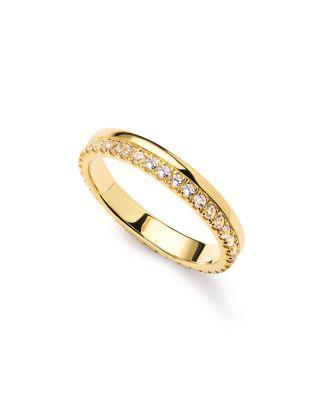 Gold Band Ring - Celine Double by ANA LUISA