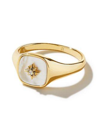 Gold Signet Ring by ANA LUISA