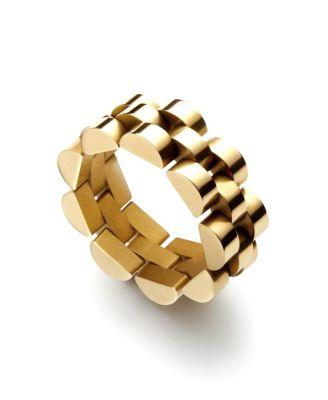 Gold Statement Parker Ring by ANA LUISA