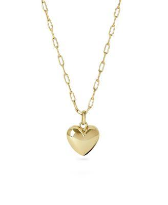Puffed Heart Necklace by ANA LUISA
