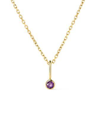 Solid Gold - Birthstone Necklace by ANA LUISA