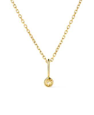Solid Gold - Birthstone Necklace by ANA LUISA