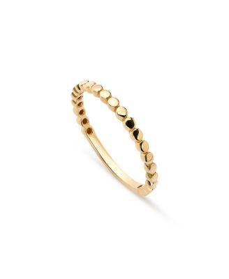 Solid Gold Circles Ring by ANA LUISA