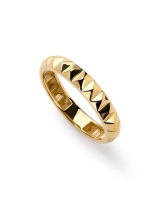 Solid Gold Medium Equinox Ring by ANA LUISA