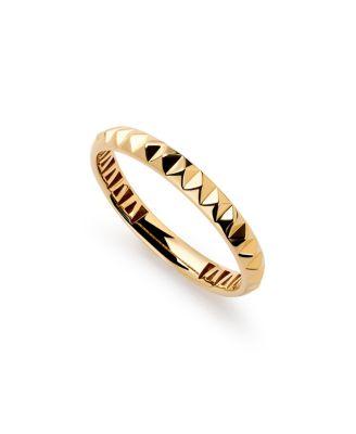 Solid Gold Slim Equinox Ring by ANA LUISA