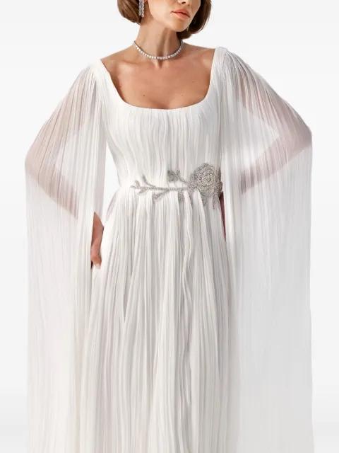 cape-design maxi dress by ANA RADU
