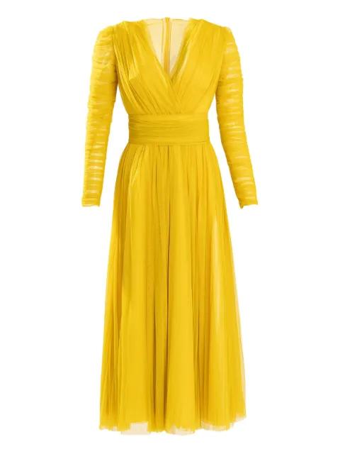 long-sleeved midi dress by ANA RADU