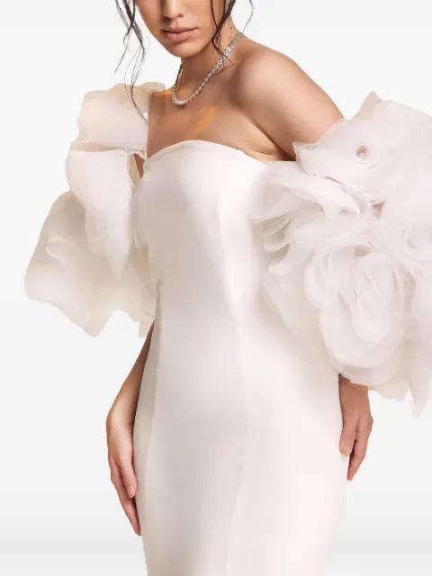 off-shoulder ruffled dress by ANA RADU