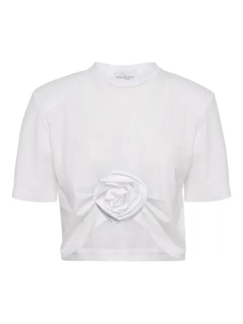 rose-embellished top by ANA RADU