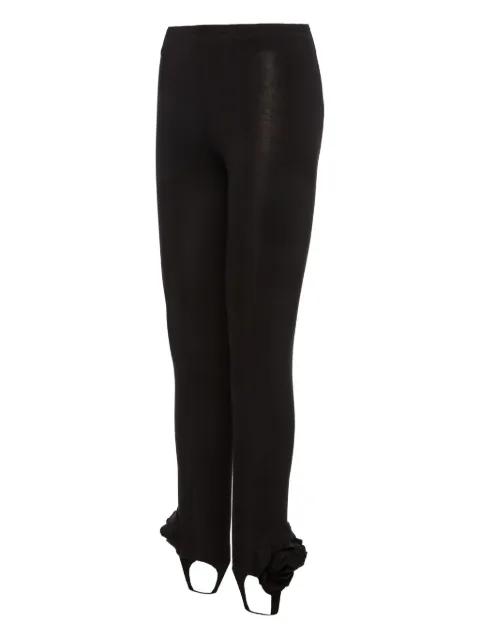 ruffled-cuff leggings by ANA RADU