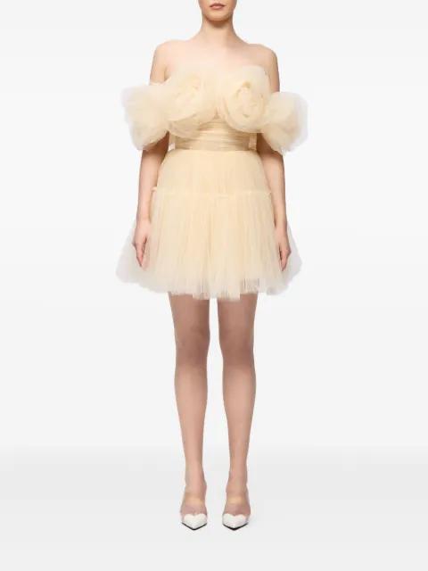 ruffled off-shoulder dress by ANA RADU
