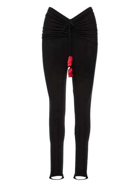 stirrup-cuff leggings by ANA RADU
