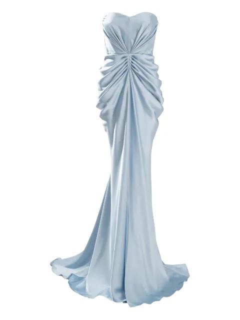 strapless maxi dress by ANA RADU