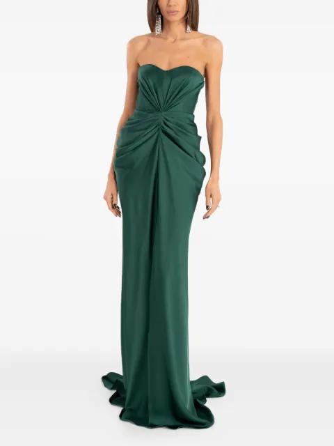 strapless maxi dress by ANA RADU
