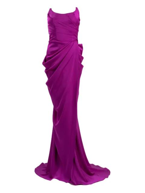 strapless maxi dress by ANA RADU