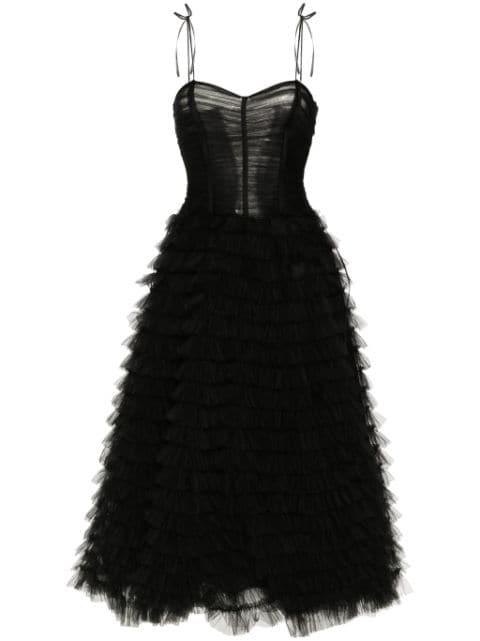 tiered maxi dress by ANA RADU