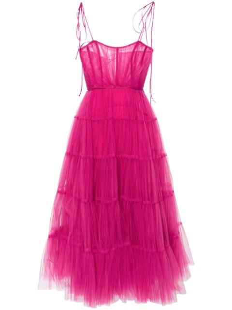 tulle midi dress by ANA RADU