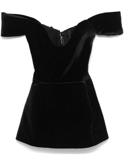 velvet mini dress by ANA RADU