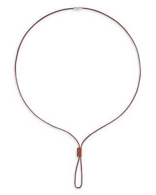 Cheval Leather Necklace by ANABEL ARAM