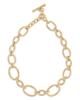 Enchanted Forest Chain Necklace in 18K Gold Plated by ANABEL ARAM