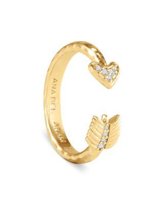Heart Arrow Ring by ANABEL ARAM
