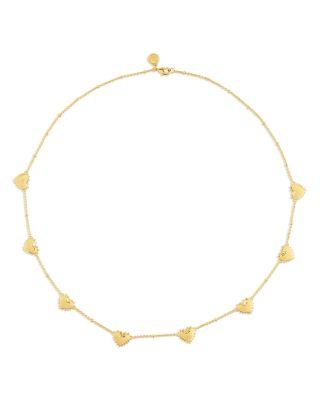 Heart Station Necklace by ANABEL ARAM
