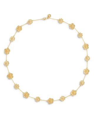 Wildflowers Station Statement Necklace by ANABEL ARAM