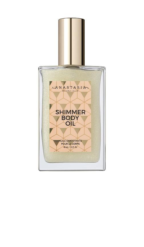 Anastasia Beverly Hills Shimmer Body Oil in White by ANASTASIA BEVERLY HILLS