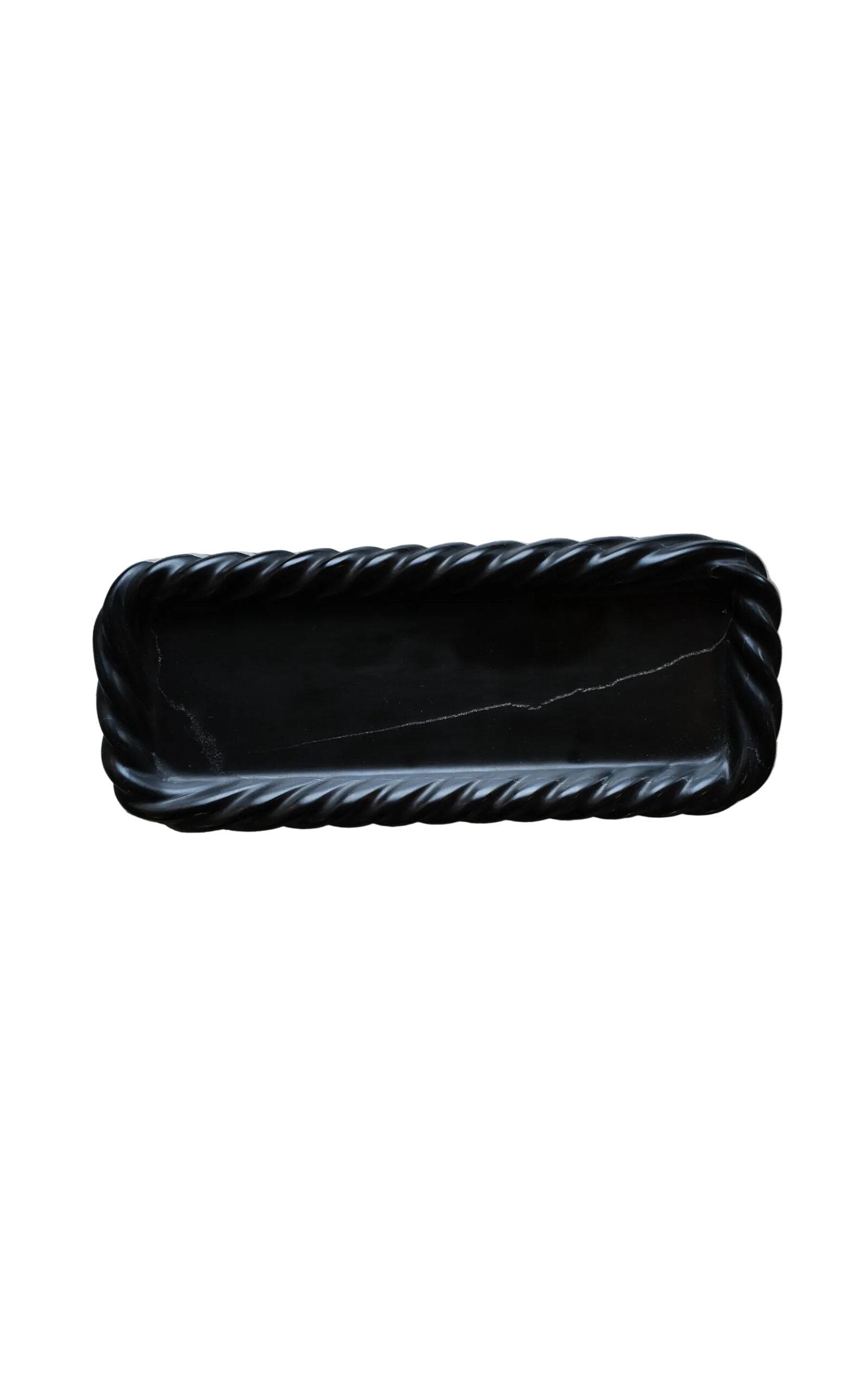 Anastasio Home - Natalie Marble Tray - Black - Moda Operandi by ANASTASIO HOME