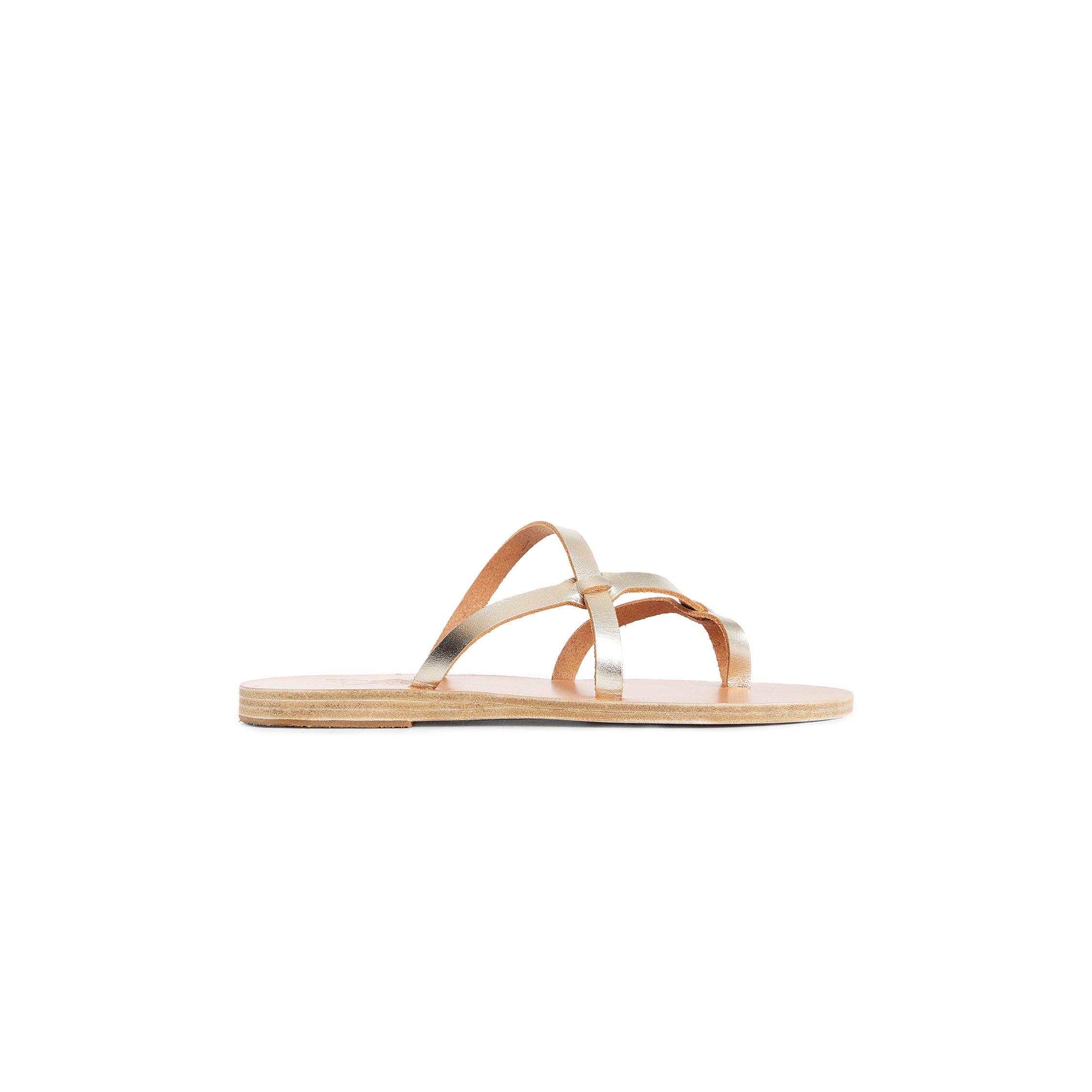 ANCIENT GREEK SANDALS WOMAN SILVER SANDALS & SLIDES by ANCIENT GREEK SANDALS