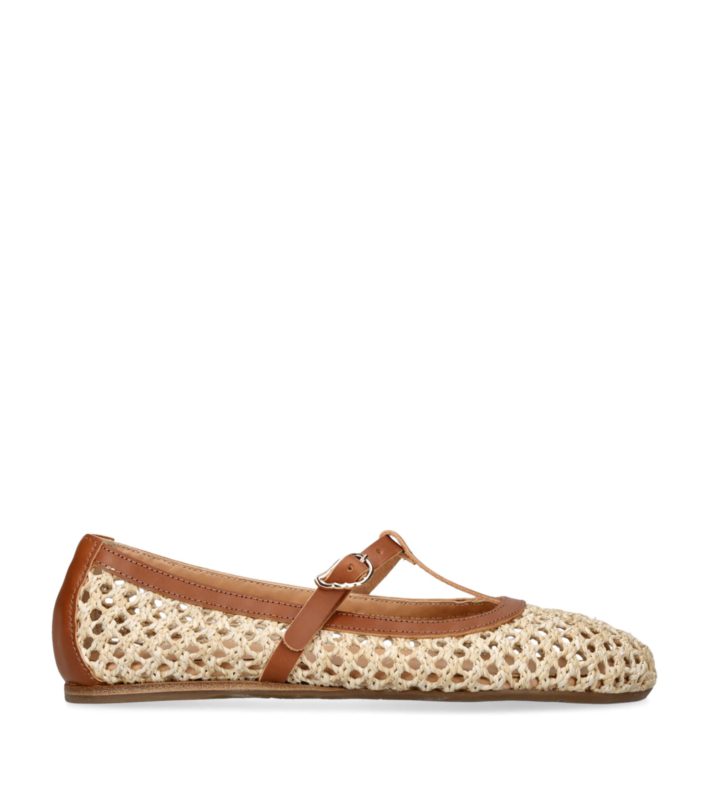Ancient Greek Sandals Woven Aerati Ballet Flats by ANCIENT GREEK SANDALS