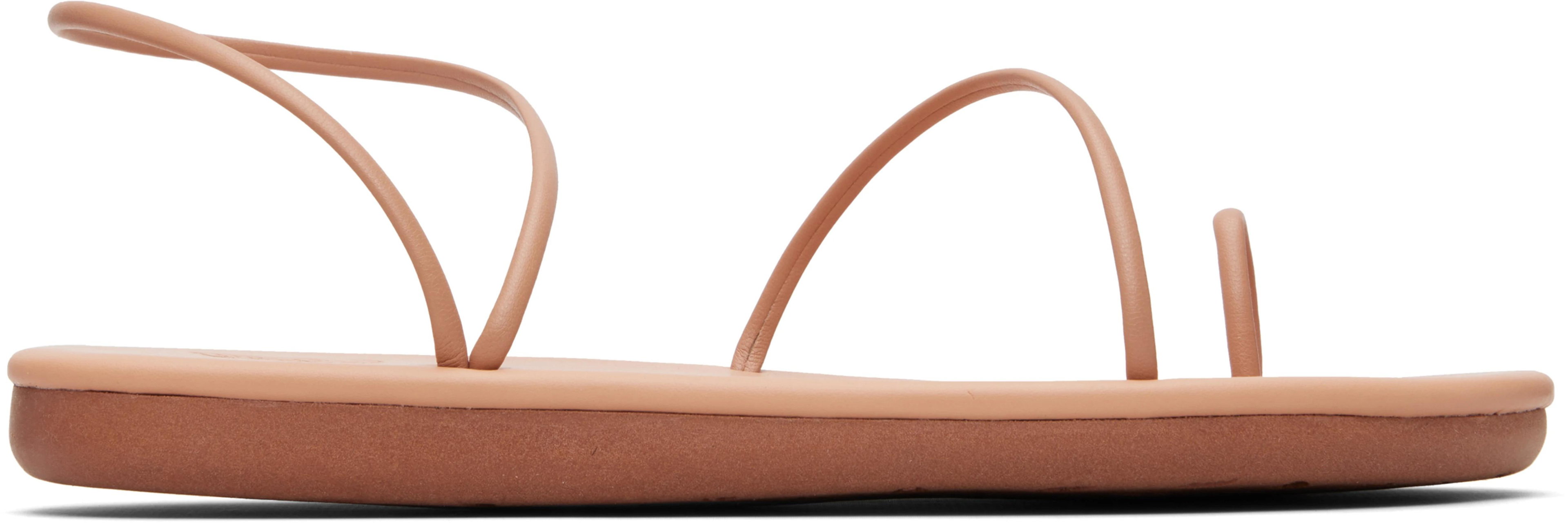 Beige Kansiz Sandals by ANCIENT GREEK SANDALS